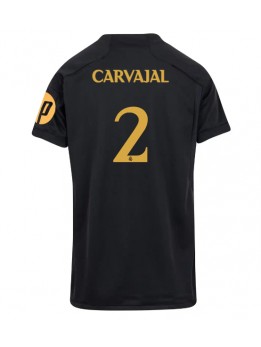 Real Madrid Daniel Carvajal #2 Ausweichtrikot für Frauen 2023-24 Kurzarm